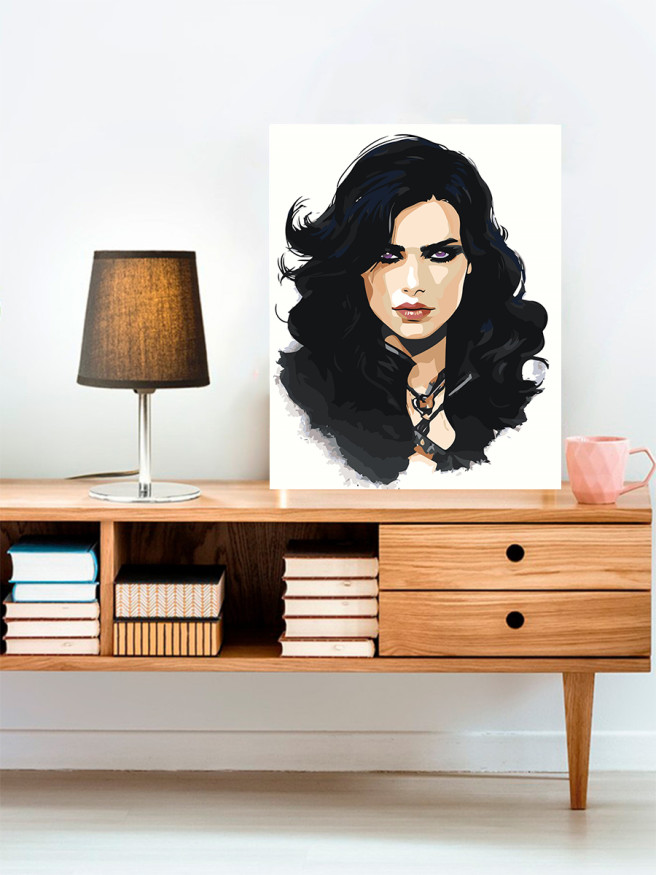 Raqamlar bo&amp;#039;yicha rasm &amp;quot;Chiroyli jodugar&amp;quot;