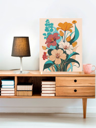 Картина по номерам &amp;quot;Нежный букет цветов&amp;quot;