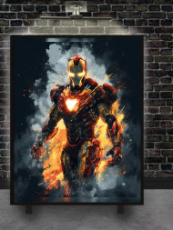Постер на холсте &amp;quot;Железный герой&amp;quot;