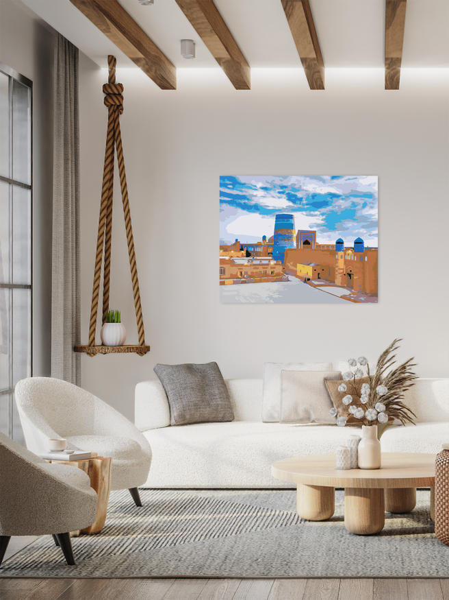 Raqamlar bo‘yicha rasm &amp;quot;Xiva. Qadimiy shahar&amp;quot;