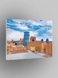 Raqamlar bo‘yicha rasm &quot;Xiva. Qadimiy shahar&quot;