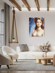 Raqamlar bo&#039;yicha rasm &quot;Yosh malika&quot;