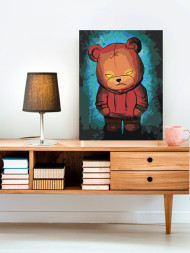 Raqamlar bo'yicha rasm "G'azablangan ayiq"