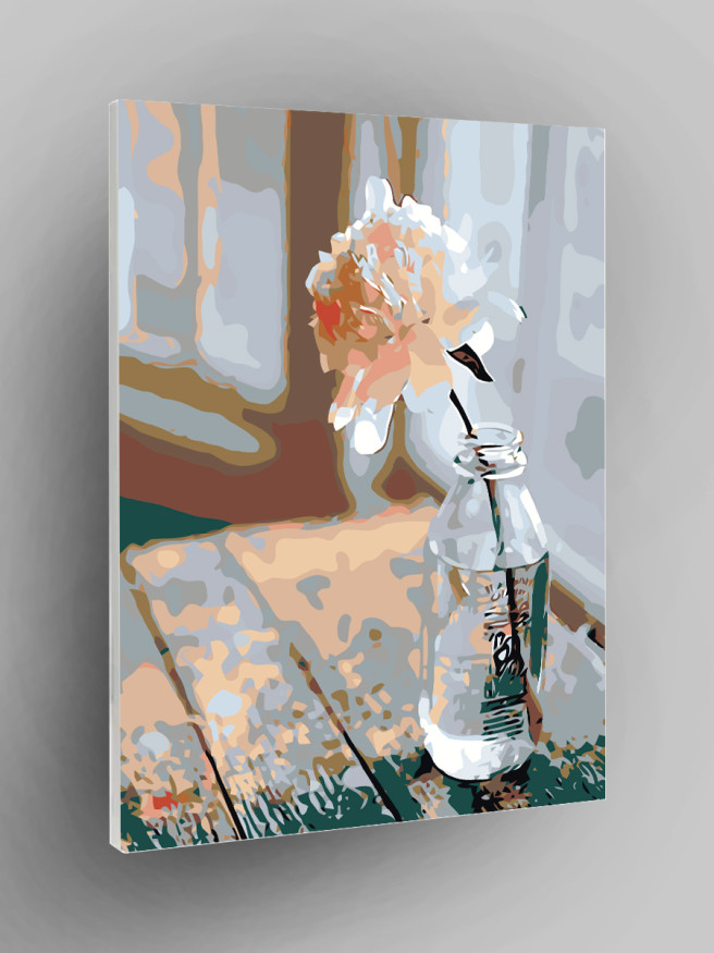 Raqamlar bo&amp;#039;yicha rasm &amp;quot;Yolg&amp;#039;iz atirgul&amp;quot;