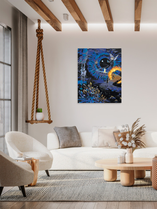 Картина по номерам &amp;quot;Дорога в небеса&amp;quot;