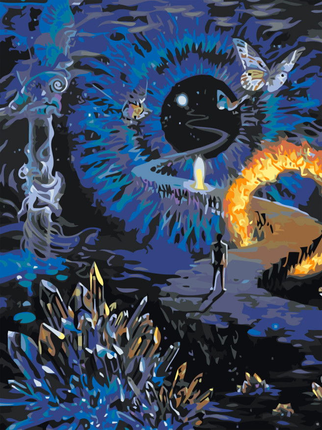 Картина по номерам &amp;quot;Дорога в небеса&amp;quot;