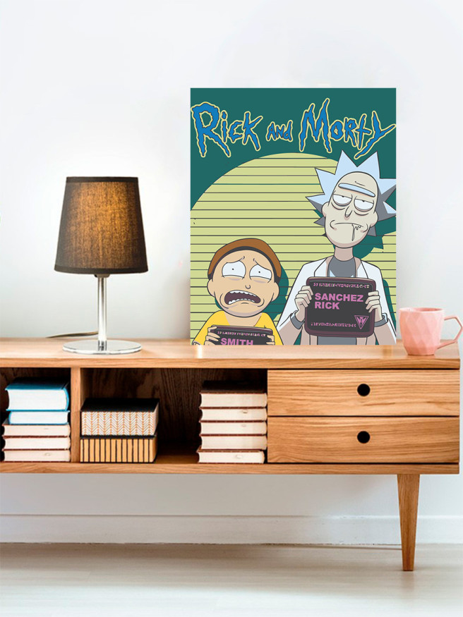 Raqamlar bo&amp;#039;yicha rasm &amp;quot;Rik va Morti&amp;quot;