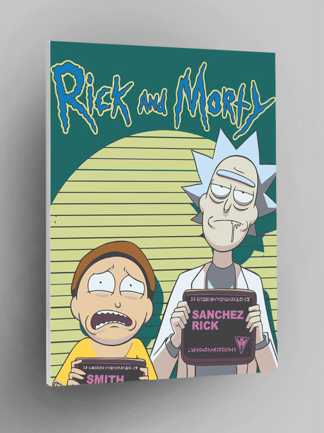 Raqamlar bo&amp;#039;yicha rasm &amp;quot;Rik va Morti&amp;quot;