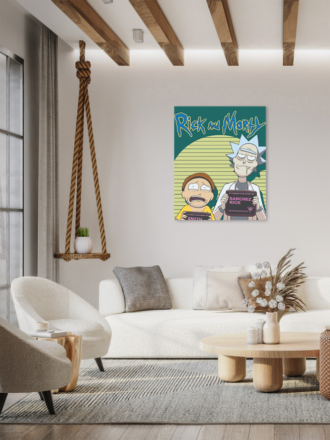 Raqamlar bo&amp;#039;yicha rasm &amp;quot;Rik va Morti&amp;quot;