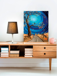 Raqamlar bo&#039;yicha rasm &quot;Bargsiz daraxt&quot;