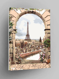 Raqamlar bo&#039;yicha rasm &quot;Parij&quot;