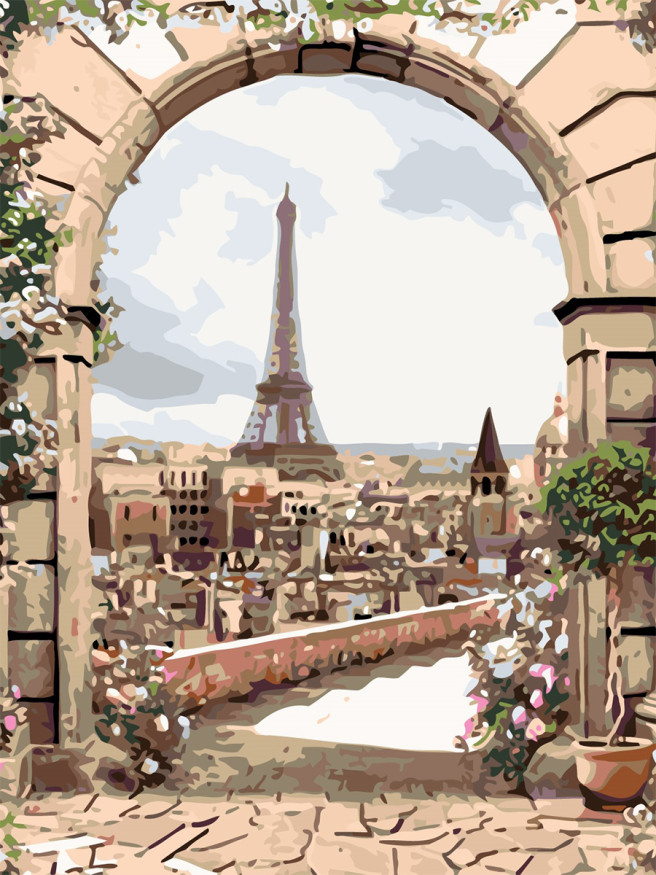 Raqamlar bo&amp;#039;yicha rasm &amp;quot;Parij&amp;quot;