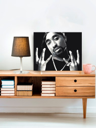 Картина по номерам &amp;quot;Репер Тупак Шакур&amp;quot;