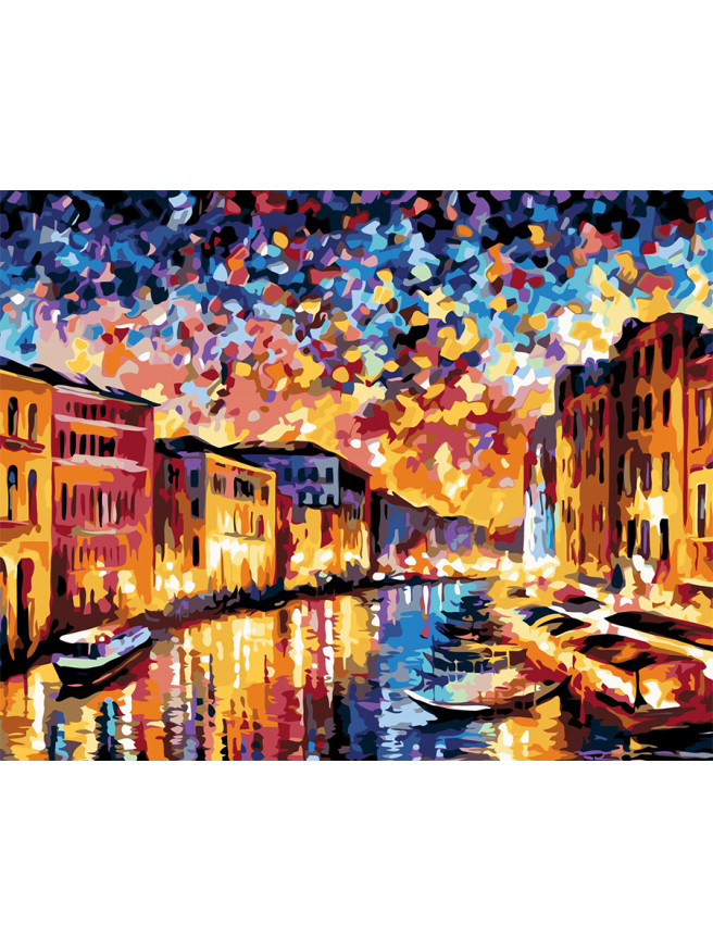 Картина по номерам &amp;quot;Городской пейзаж&amp;quot;