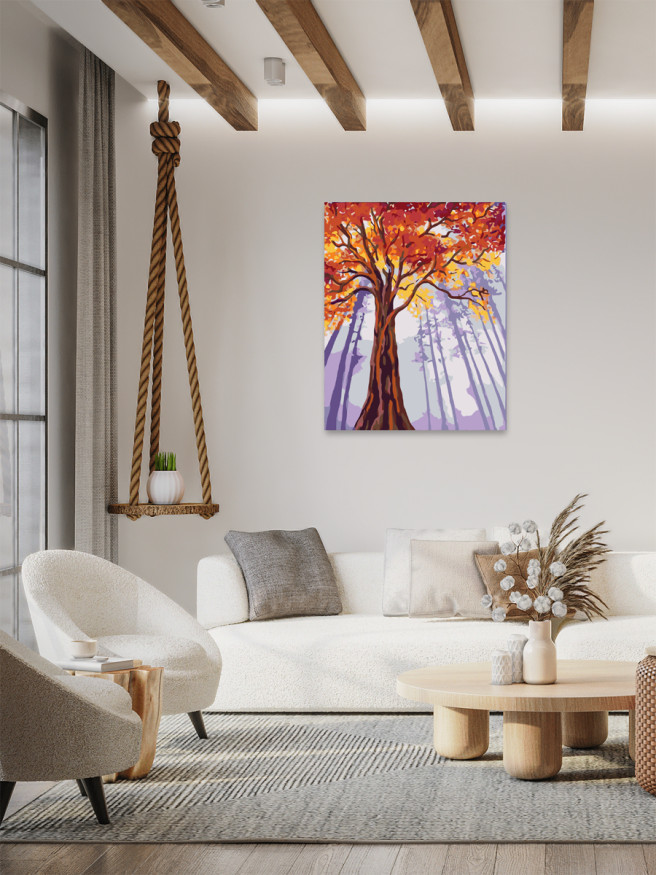 Raqamlar bo&amp;#039;yicha rasm &amp;quot;Baland daraxt&amp;quot;