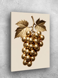 Постер на холсте &amp;quot;Золотая гроздь винограда&amp;quot;