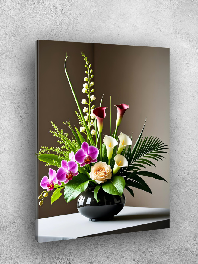 Holstga bosilgan poster &amp;quot;Nofis vaza gullari&amp;quot;