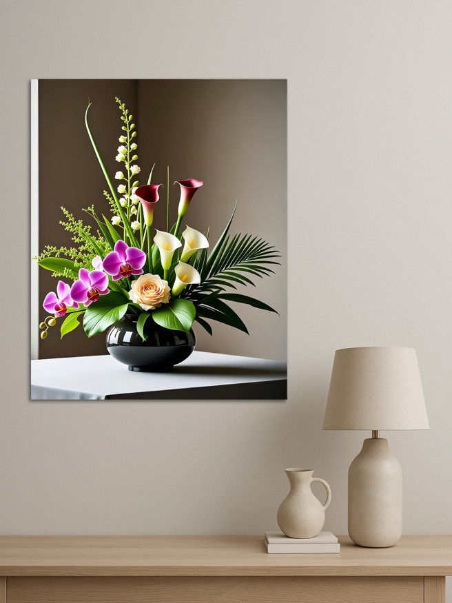 Holstga bosilgan poster &amp;quot;Nofis vaza gullari&amp;quot;