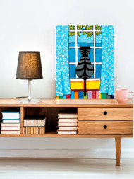 Картина по номерам &amp;quot;Кошка у окна&amp;quot;