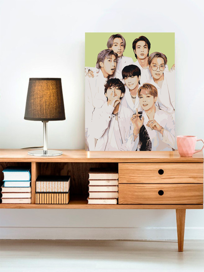 Картина по номерам &amp;quot;BTS&amp;quot;