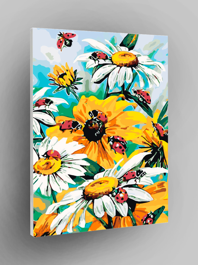 Raqamlar bo&amp;#039;yicha rasm &amp;quot;Yorqin moychehcaklar&amp;quot;