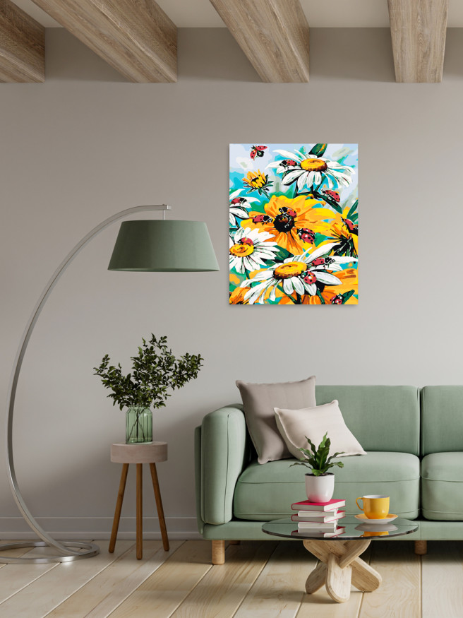 Raqamlar bo&amp;#039;yicha rasm &amp;quot;Yorqin moychehcaklar&amp;quot;