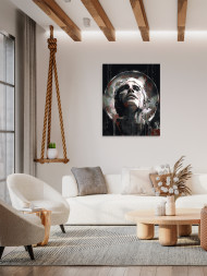 Картина по номерам &amp;quot;Мужчина смотрит в небеса&amp;quot;