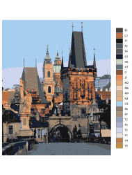 Картина по номерам &amp;quot;Большие здания&amp;quot;