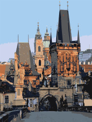 Картина по номерам &amp;quot;Большие здания&amp;quot;