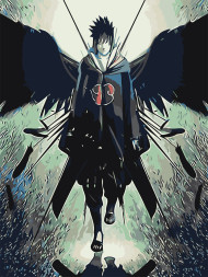 Картина по номерам &amp;quot;Учиха Саске&amp;quot;