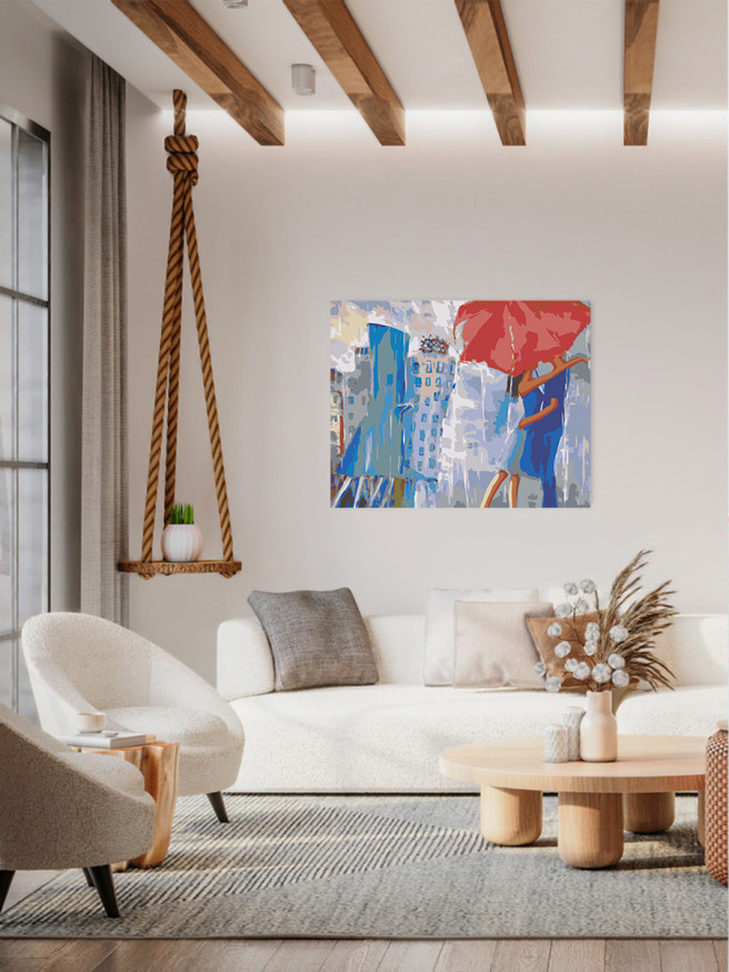 Картина по номерам &amp;quot;Романтика в городе&amp;quot;