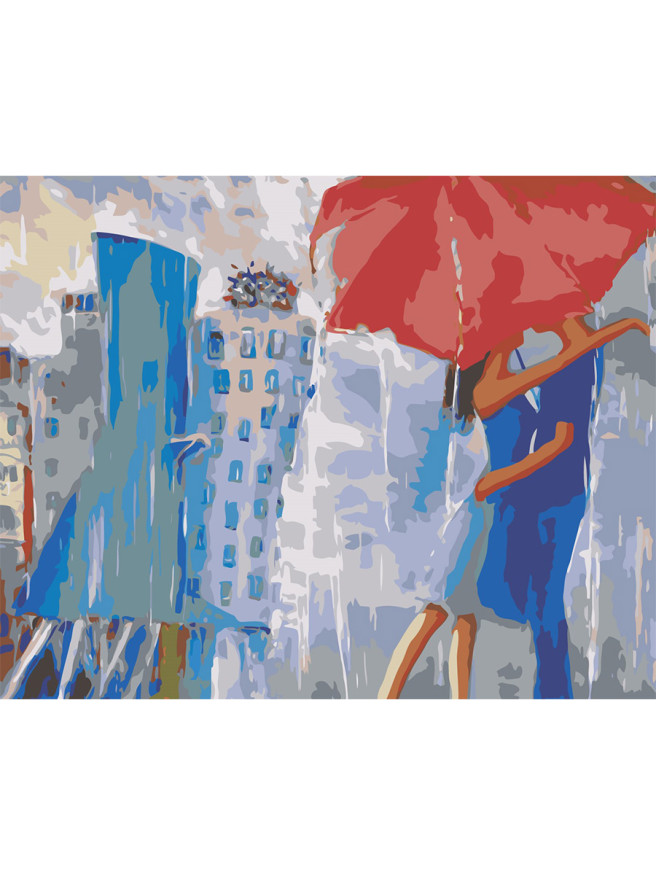 Картина по номерам &amp;quot;Романтика в городе&amp;quot;