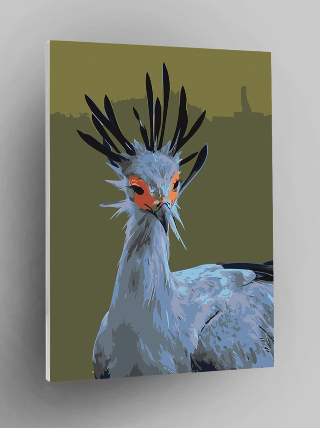 Raqamlar bo&amp;#039;yicha rasm &amp;quot;Chiroyli qush&amp;quot;