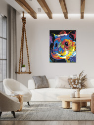 Raqamlar bo&#039;yicha rasm &quot;Sichqoncha&quot;