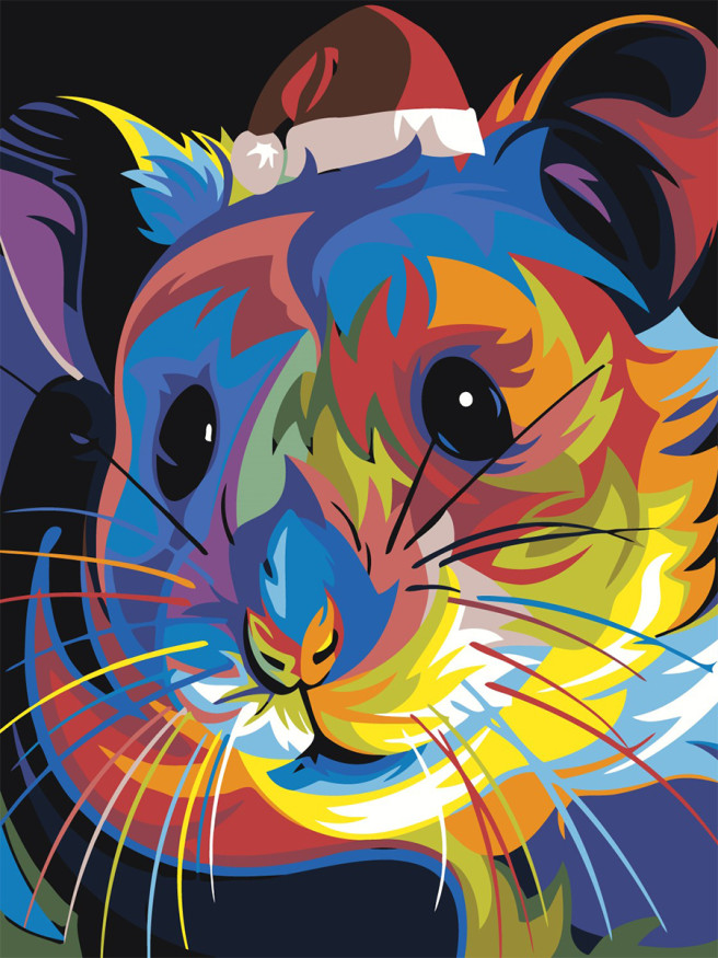 Raqamlar bo&amp;#039;yicha rasm &amp;quot;Sichqoncha&amp;quot;