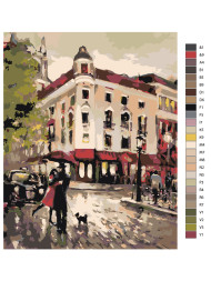 Raqamlar bo&#039;yicha rasm &quot;Sevishgan juftlik&quot;