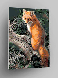 Raqamlar bo&#039;yicha rasm &quot;Tulki&quot;