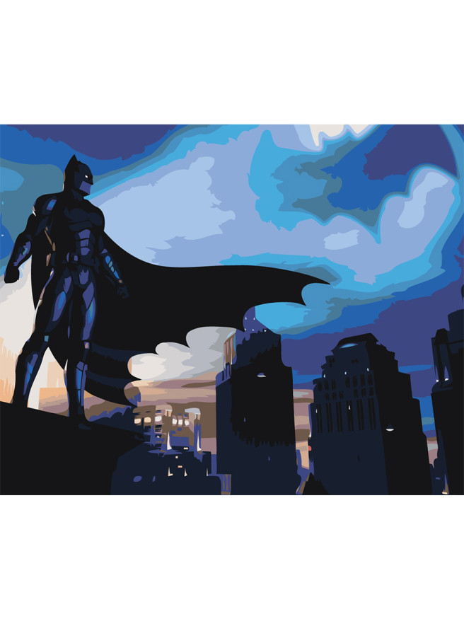 Raqamlar bo&amp;#039;yicha rasm &amp;quot;Shahardagi Batman&amp;quot;