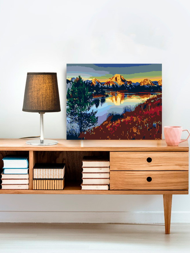 Raqamlar bo&amp;#039;yicha rasm &amp;quot;Manzara&amp;quot;