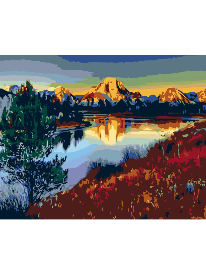 Raqamlar bo&amp;#039;yicha rasm &amp;quot;Manzara&amp;quot;