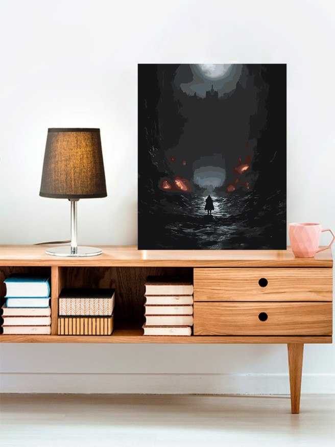 Raqamlar bo&amp;#039;yicha rasm &amp;quot;Qal&amp;#039;adagi siluet&amp;quot;