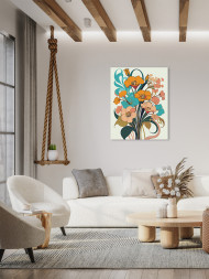 Картина по номерам &amp;quot;Красивые цветы&amp;quot;