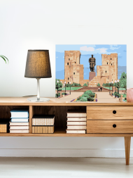 Raqamlar bo‘yicha rasm &quot;Shahrisabz. Haykal va xarobalar&quot;