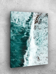 Постер на холсте &amp;quot;Прибой океана&amp;quot;