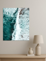 Постер на холсте &amp;quot;Прибой океана&amp;quot;