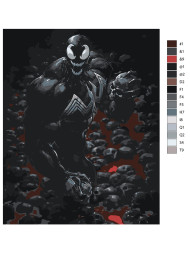 Raqamlar bo'yicha rasm "Venom"