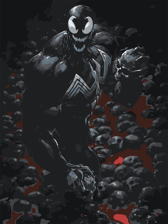 Картина по номерам &amp;quot;Веном&amp;quot;