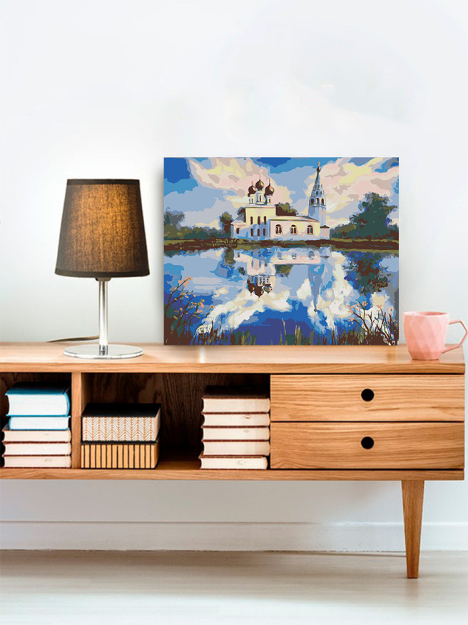 Raqamlar bo&amp;#039;yicha rasm &amp;quot;Cherkovning ko&amp;#039;rinishi&amp;quot;