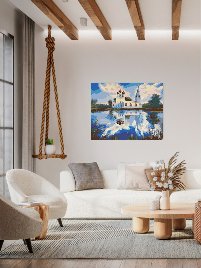 Raqamlar bo&amp;#039;yicha rasm &amp;quot;Cherkovning ko&amp;#039;rinishi&amp;quot;