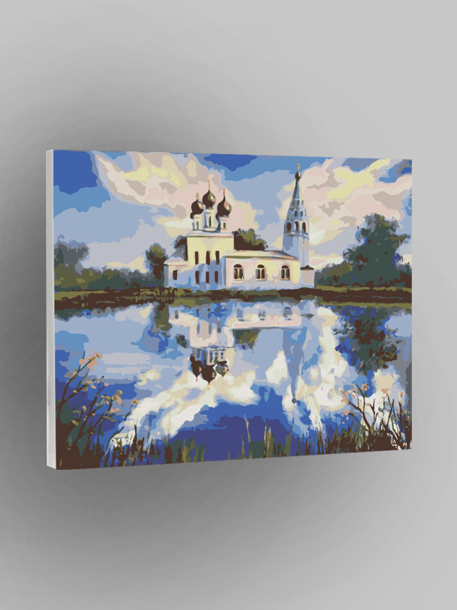 Raqamlar bo&amp;#039;yicha rasm &amp;quot;Cherkovning ko&amp;#039;rinishi&amp;quot;